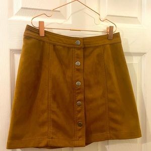 Juniors Button Up Skirt